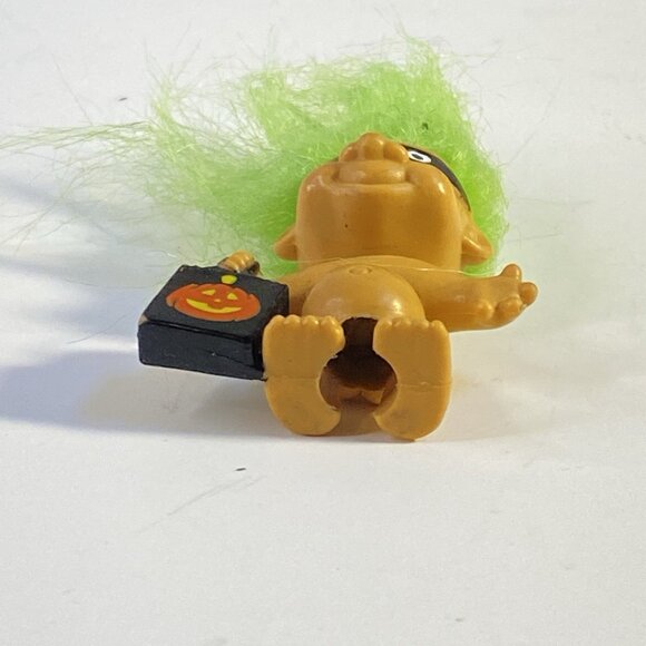 Vintage Troll Doll Halloween Pencil Topper with Green Hair - Picture 7 of 8